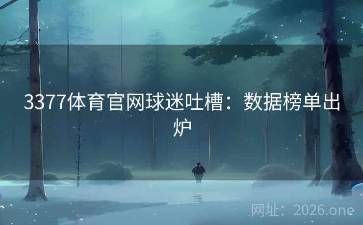3377体育官网球迷吐槽：数据榜单出炉