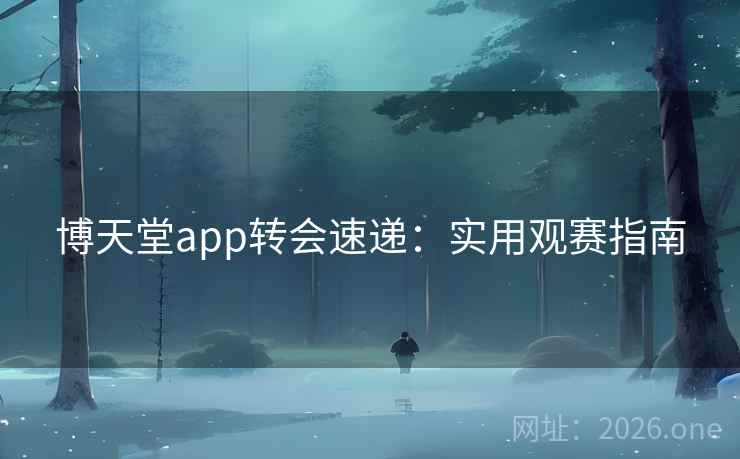 博天堂app转会速递：实用观赛指南
