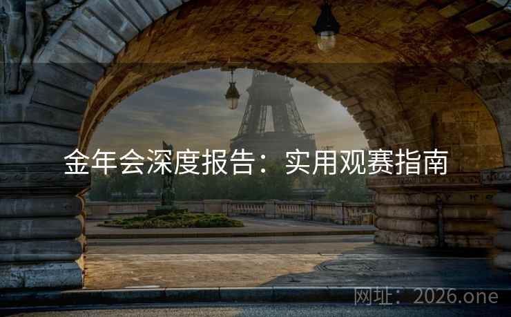 金年会深度报告：实用观赛指南